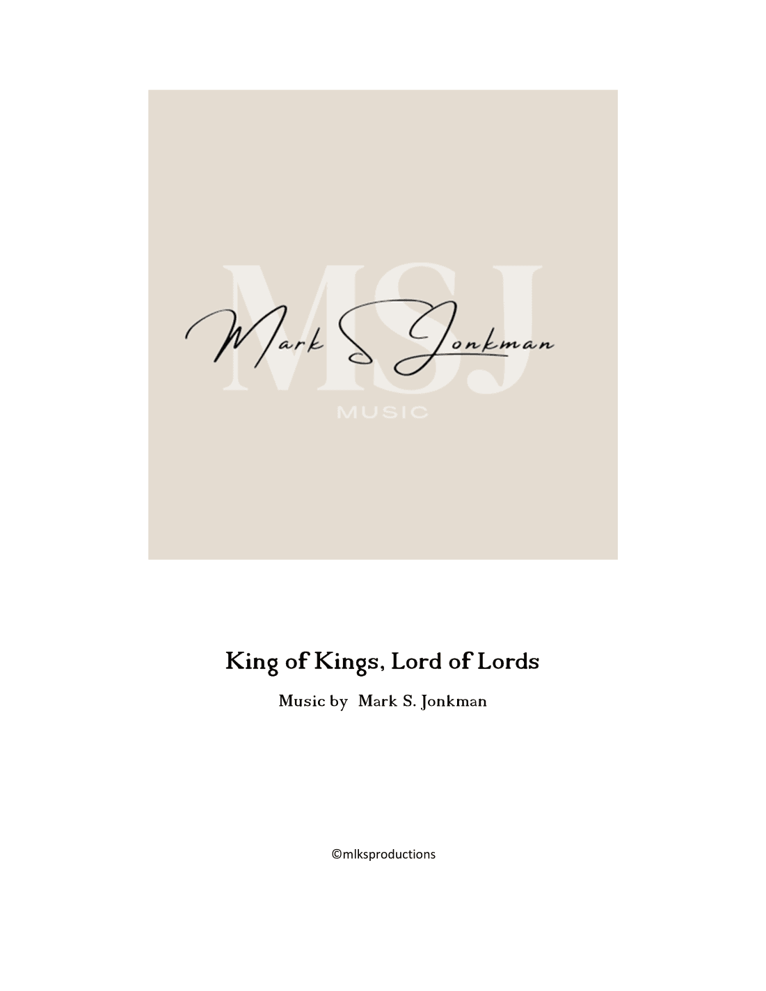 King of Kings, Lord of Lords