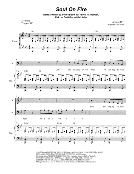 Soul On Fire (arr. Stephen DeCesare)