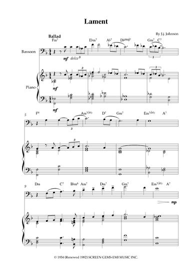 Lament (arr. Karen Gueiros)