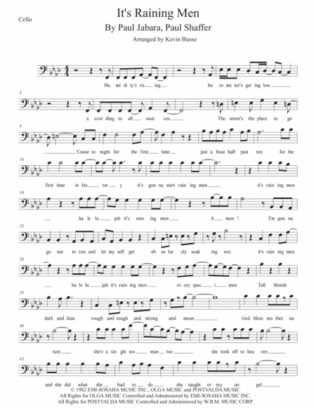 It's Raining Men (arr. Kevin Busse)
