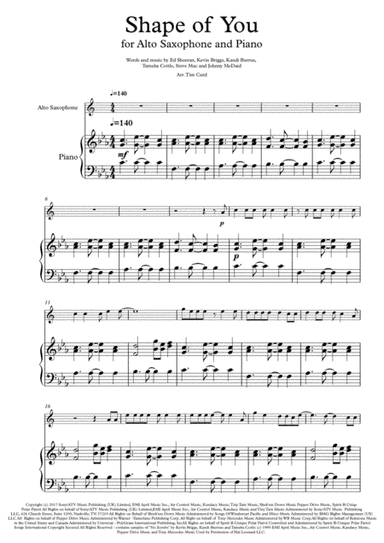 Shape Of You (arr. Tim Curd.)