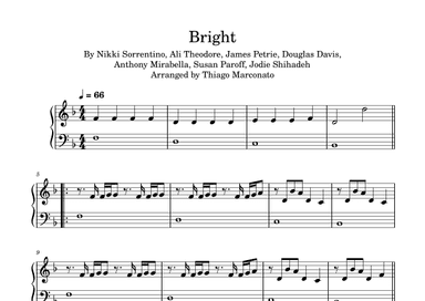 Bright (arr. Thiago Marconato)