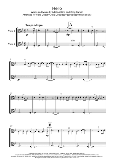 Hello (arr. Julie Doubleday)