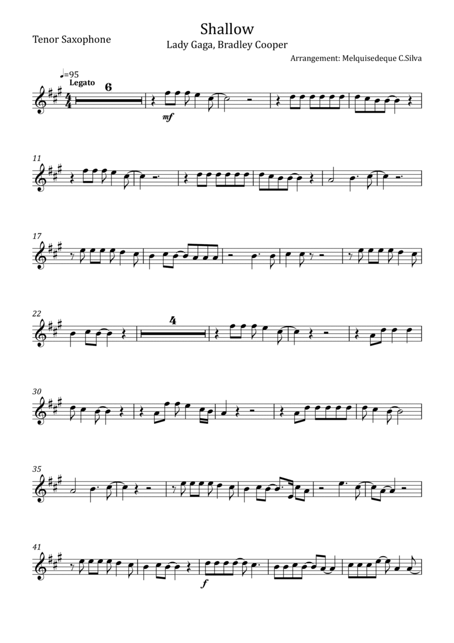 Shallow (arr. Melquisedeque C.Silva)