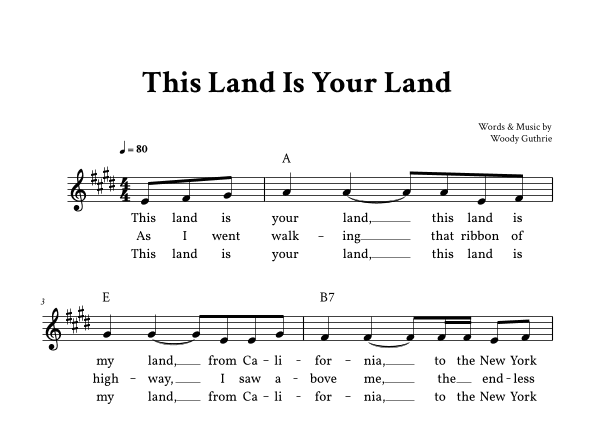 This Land Is Your Land (arr. Yuri Noronha)