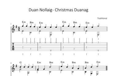 Duan Nollaig - Christmas Duanag (arr. Bettina Schipp)