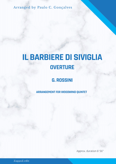 IL BARBIERE DI SIVIGLIA OVERTURE - G. ROSSINI (arr. Paulo C. Gonçalves)