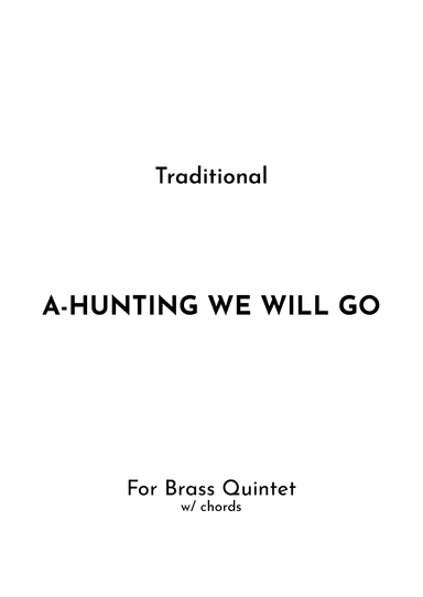 A-Hunting We Will Go (arr. Jireh J.)