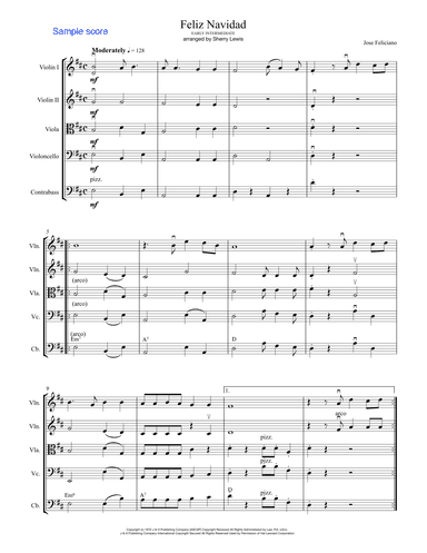Feliz Navidad (arr. Sherry Lewis)