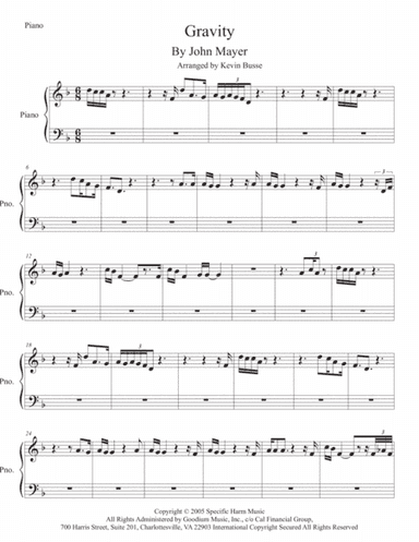 Gravity (arr. Kevin Busse)