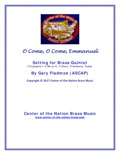 O Come, O Come, Emmanuel (arr. Gary Fladmoe (ASCAP))