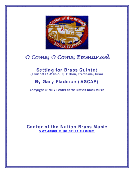O Come, O Come, Emmanuel (arr. Gary Fladmoe (ASCAP))