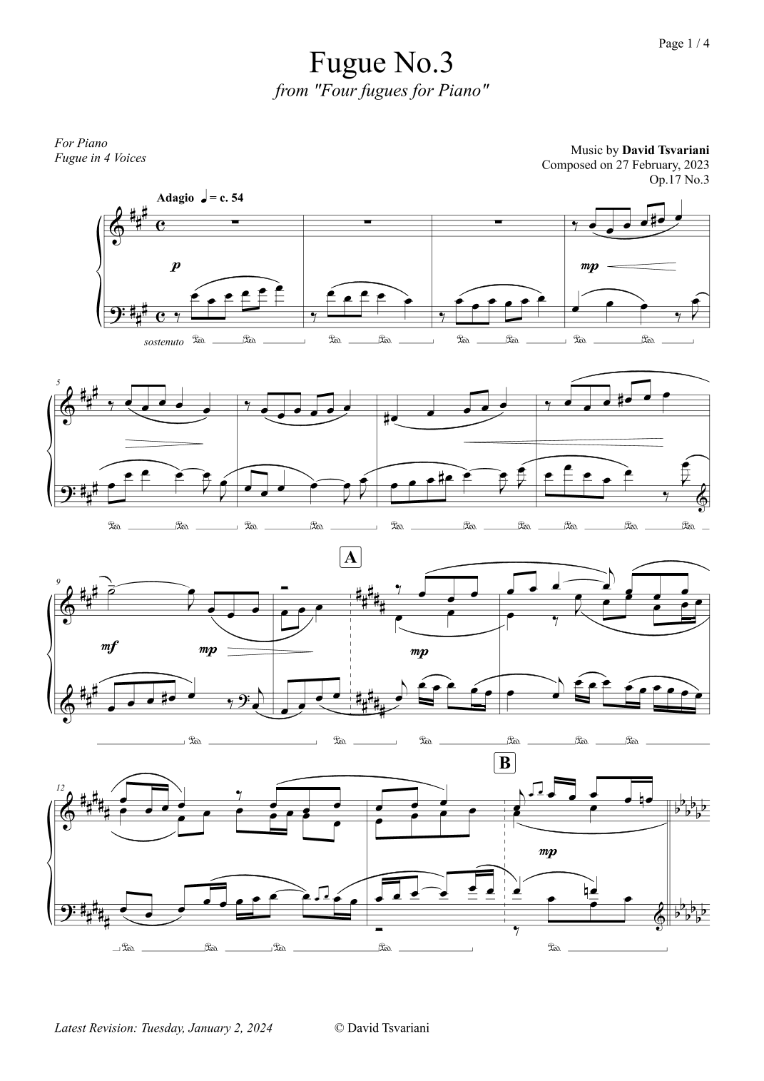Fugue No.3