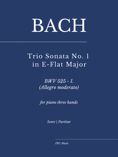 J.S. Bach: Trio Sonata No. 1 in E-Flat Major, BWV 525 - I. (Allegro moderato) (arr. Flavio Regis Cunha)
