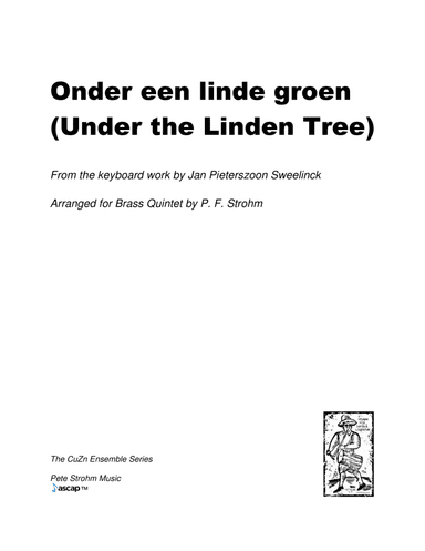 Onder een linde groen (Under the Linden Tree) (arr. P. F. Strohm)