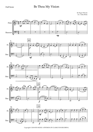 Be Thou My Vision (arr. Fabio Britto)