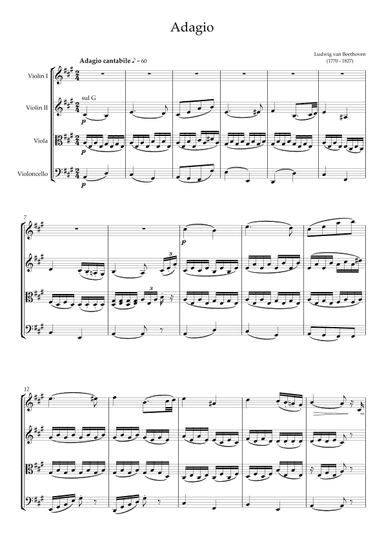 Adagio (arr. Y.A.)