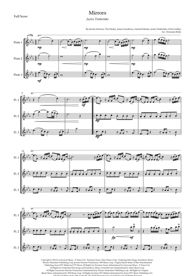 Mirrors (arr. Fernando Britto)