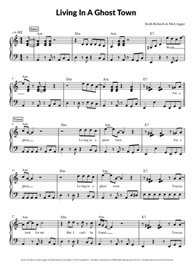Living In A Ghost Town (arr. Pave)
