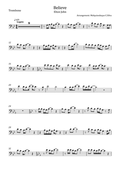 Believe (arr. Melquisedeque C.Silva)