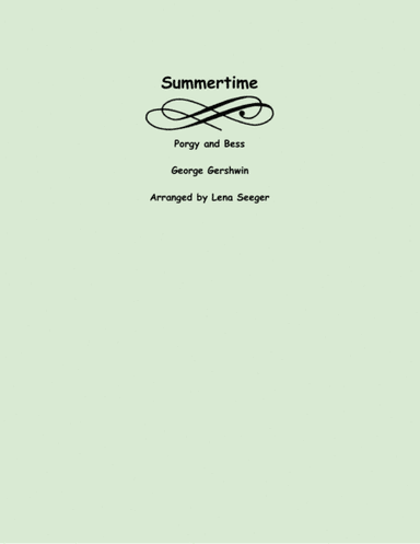 Summertime (arr. Lena Seeger)