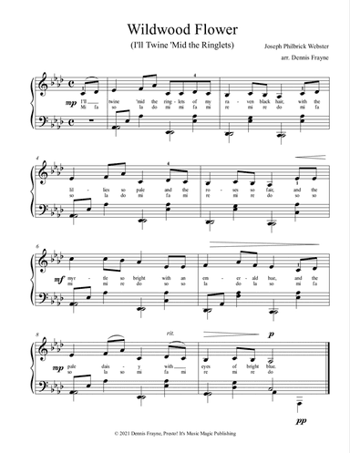 Wildwood Flower (I'll Twine 'Mid the Ringlets) (arr. Dennis Frayne)