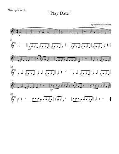 Play Date (arr. SongBird Music)