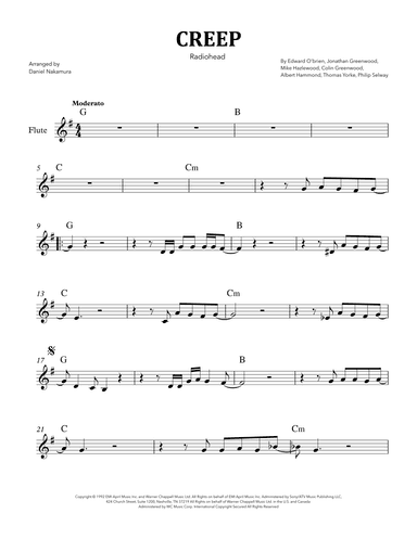 Creep (arr. Daniel Nakamura)