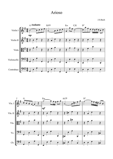 Arioso (arr. Alex Nunes Rodrigues)