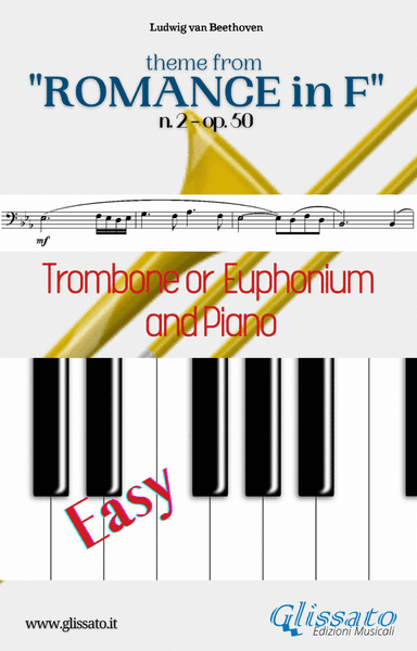 Theme from "Romance in F" easy for Trombone/Euphonium b.c. and Piano (arr. Francesco Leone)