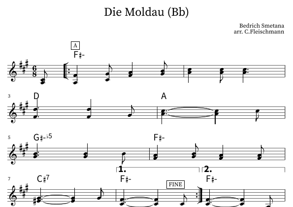 Vltana (Die Moldau) (arr. Christoph Fleischmann)