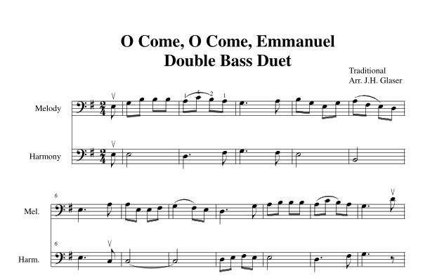 O Come, O Come, Emmanuel (arr. Jeremy Glaser)