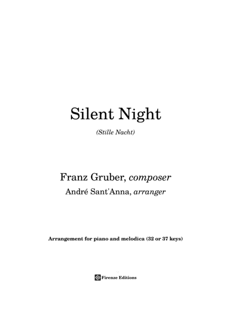 Silent Night for Melodica and Piano (arr. André Sant'Anna)