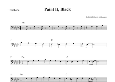 Paint It, Black (arr. Wesley S. SIlva)