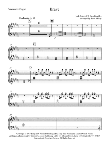 Brave (arr. Steve Milloy)