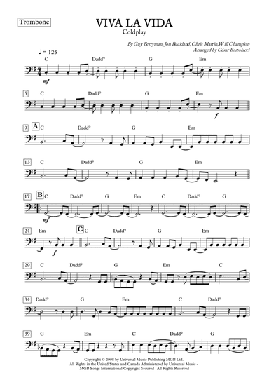 Viva La Vida (arr. ACT Bortolucci)