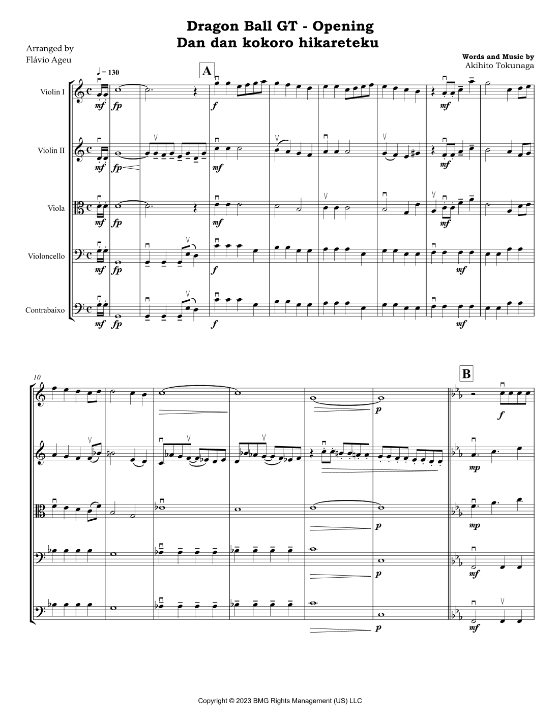 Dragon Ball Gt (arr. Flávio Ageu)