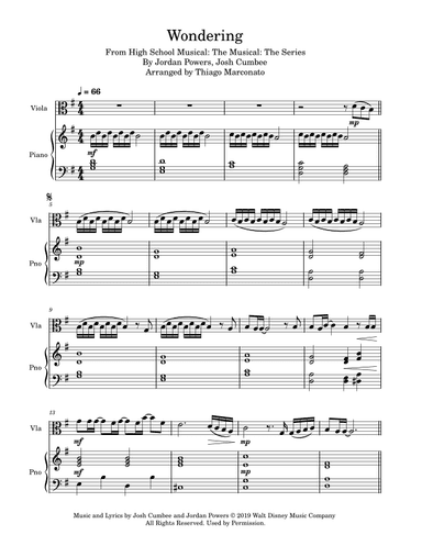 Wondering (arr. Thiago Marconato)