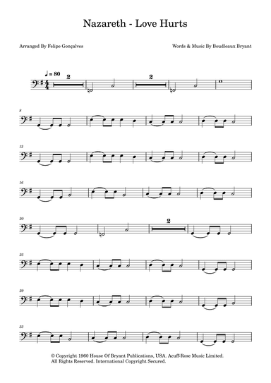 Love Hurts (arr. Felipe Gonçalves)