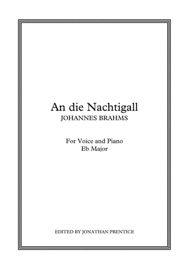 An die Nachtigall (Eb Major) (arr. Jonathan Prentice)