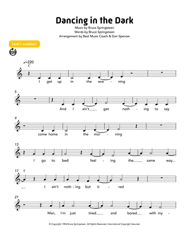 Dancing In The Dark (arr. Best Music Coach)