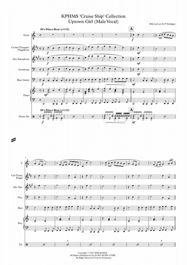 Uptown Girl (arr. Kevin P Holdgate)
