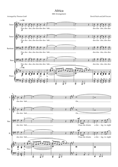 Africa (arr. Thomas Graff)