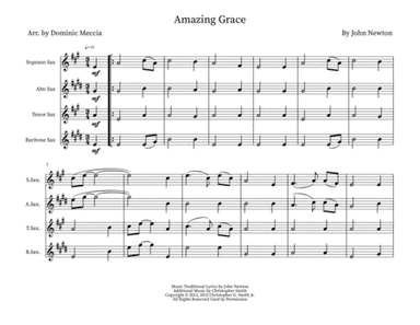 Amazing Grace (arr. Dominic Meccia)
