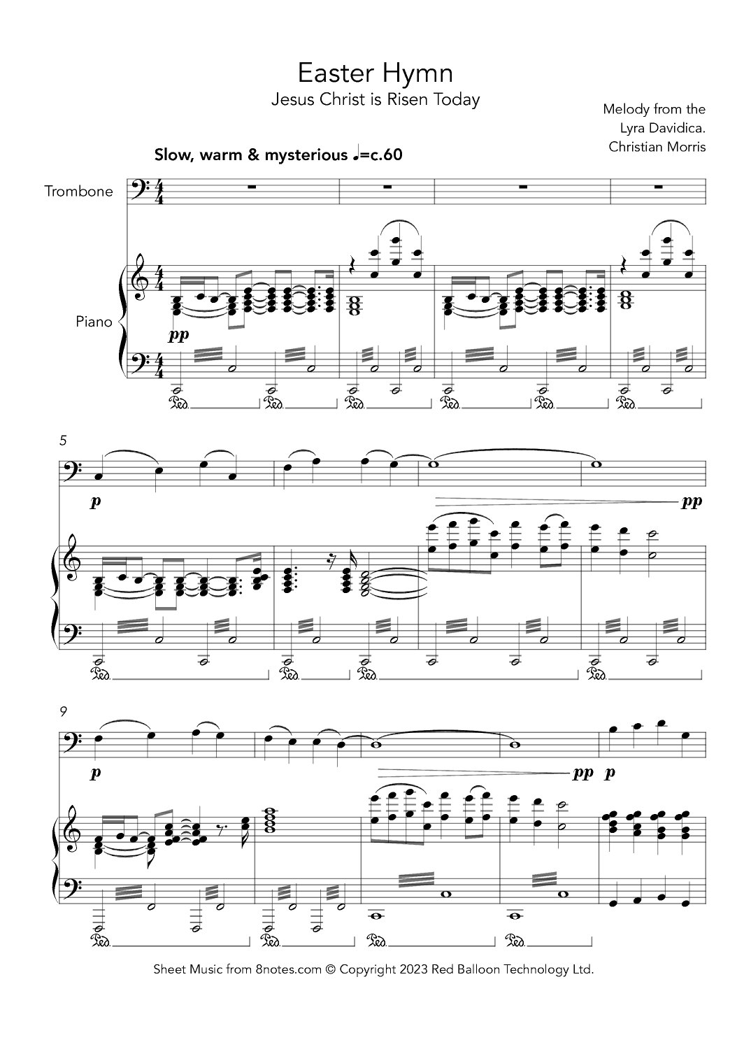 Easter Hymn (Jesus Christ is Risen Today) (arr. Christian Morris)
