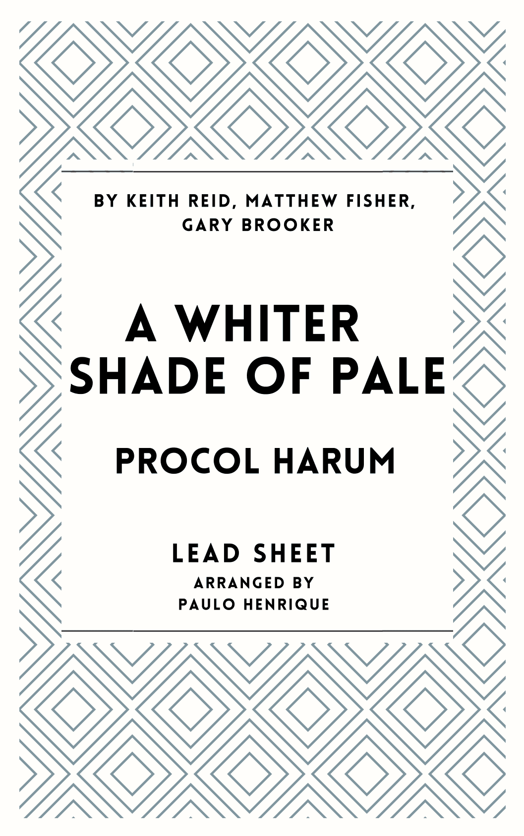 A Whiter Shade Of Pale (arr. Paulo Henrique)