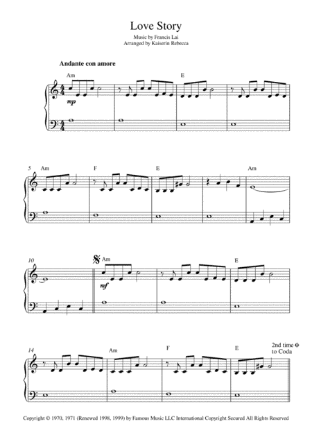 Love Story (arr. Kaiserin Rebecca)