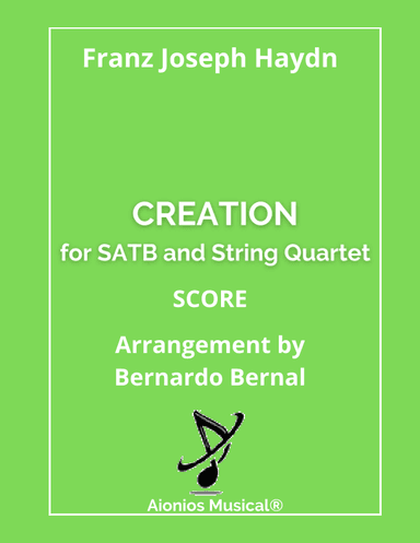 Creation - SATB and String Quartet (Score and Parts) (arr. Bernardo Bernal)