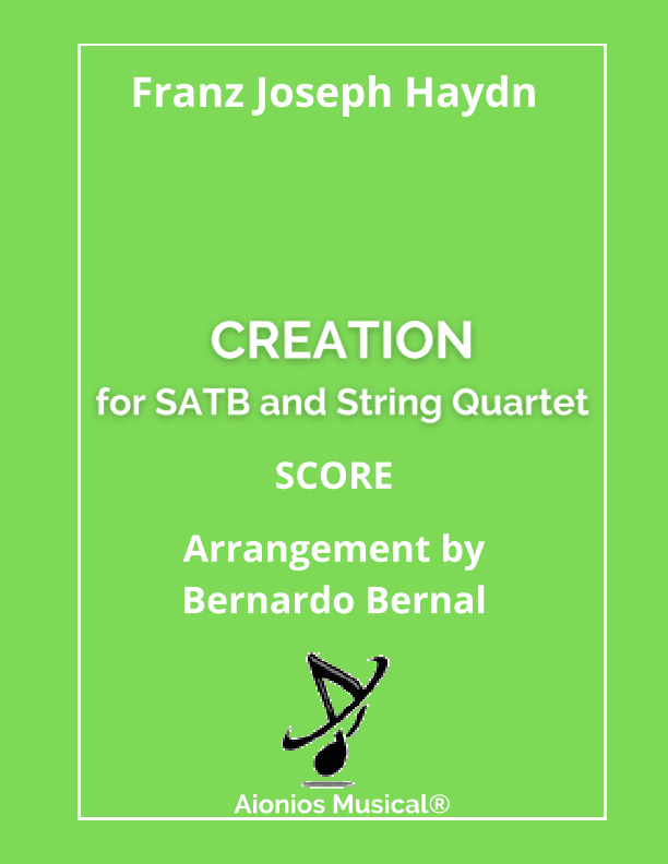 Creation - SATB and String Quartet (Score and Parts) (arr. Bernardo Bernal)