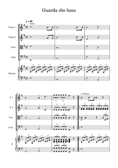 Guarda che Luna (arr. Andrew Shevchuk)